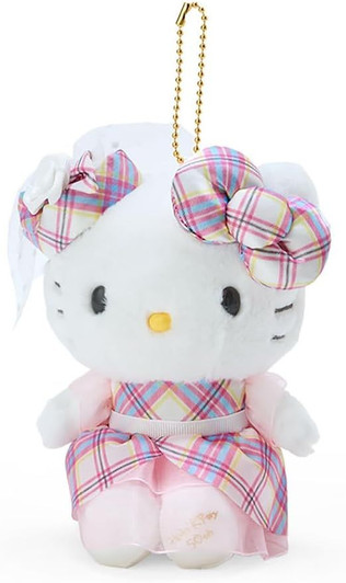 Sanrio Mascot Holder Hello Kitty (Dress Tartan Series)