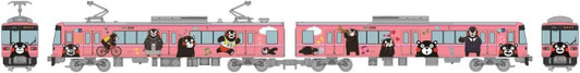 Tomytec Kumamoto Electric Railway Type 03 Kumamon Wrapping 2 Cars Set (N scale)