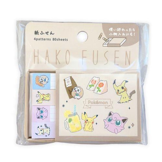 Pokemon Center Original Box of Sticky Notes Tea Snacks (Tea Time)