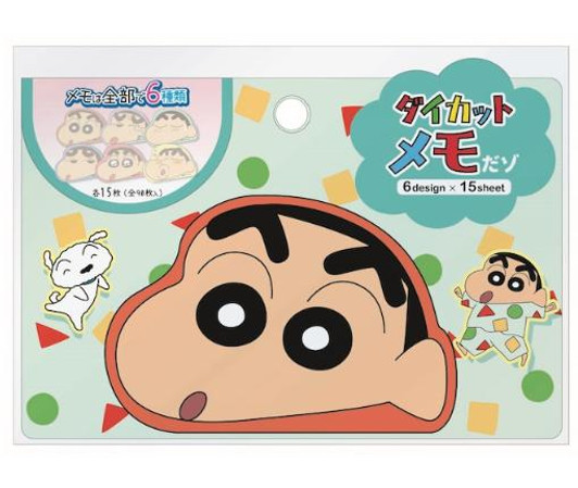  T's Factory Crayon Shin-chan Die-cut Memo Shin-chan 