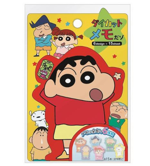  T's Factory Crayon Shin-chan Die-cut Memo Friends 