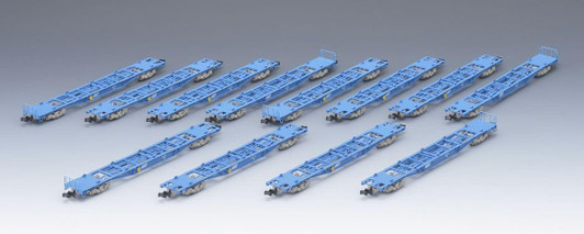 Tomix 92862 JR Freight Car Type KOKI 100/101 (Without Container) 12 Cars Set (N scale)
