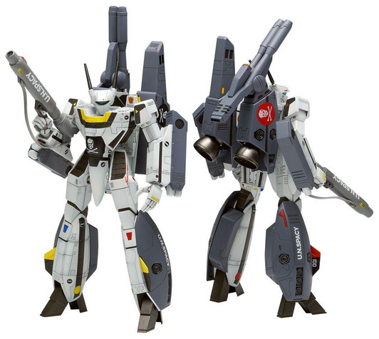  Wave 1/100 VF-1S Strike Valkyrie [Battroid] Hikaru Ichijo / Roy Fokker Plastic Model (Macross) 