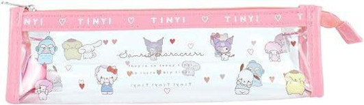  T's Factory Sanrio Clear Pen Pouch Tiny Tiny (Logo Tape Series) 