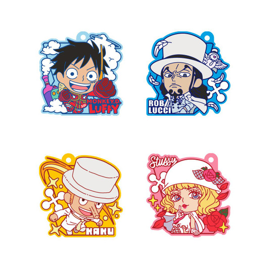 Bandai Candy One Piece Rubber Mascot Gummy Vol. 2 12pcs Box