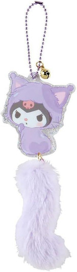  Sanrio Acrylic Charm with Tail Kuromi (Love Neko Neko) 