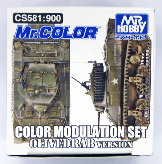 GSI Creos Mr.Hobby CS581 Mr. Color Modulation Set Olive Drab Version