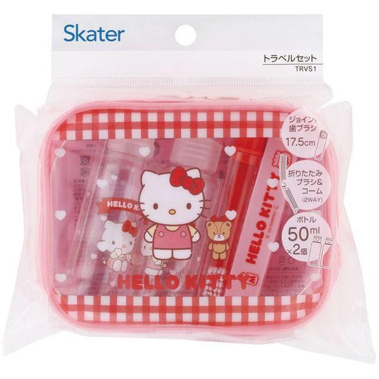 Skater Sanrio Travel Set Hello Kitty