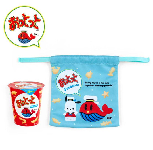  Sanrio Drawstring Bag Pochacco (Ototo Snack Collaboration) 