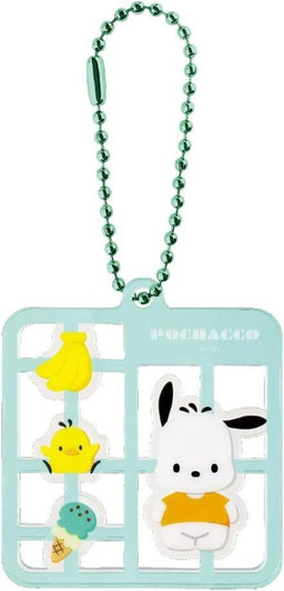  T's Factory Sanrio Plastic Model Style Keychain Pochacco 