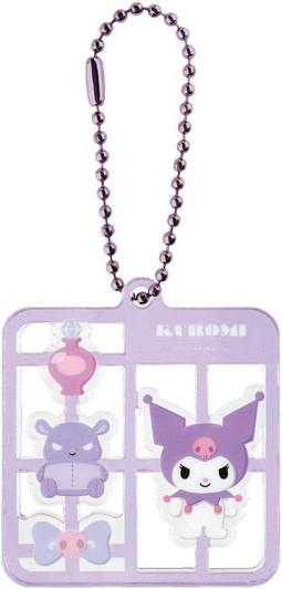  T's Factory Sanrio Plastic Model Style Keychain Kuromi 