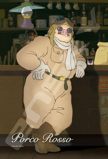  Ensky 150-G65 Jigsaw Puzzle Studio Ghibli Porco Rosso At the Village General Store (150 Pieces) 
