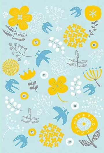  Appleone 120-001 Jigsaw Puzzle Nordic Series Bloom (120 Pieces) 