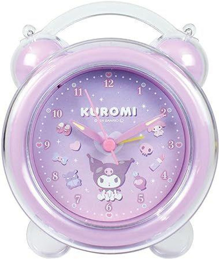  T's Factory Sanrio Clear Alarm Clock Kuromi 