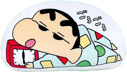 T's Factory Crayon Shin-chan Lazy Cushion Shin-chan / Shiro 