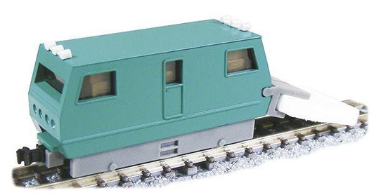  Tsugawa Yokou RCCN-02 Mop Type Track Cleaning Car NEW Mop-kun with Motor (Blue Green) (N scale) 