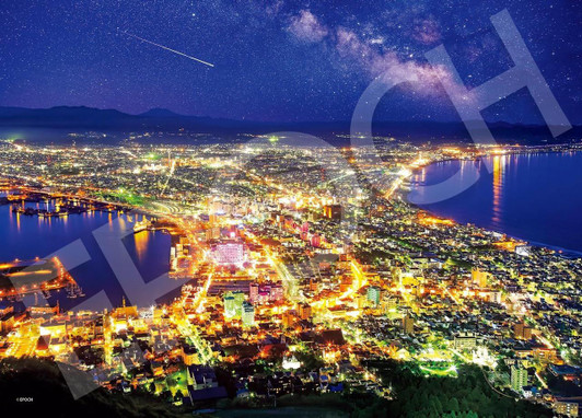 Epoch Jigsaw Puzzle Japan Scenery Shining Hakodate Night View - Hokkaido (500 Pieces)