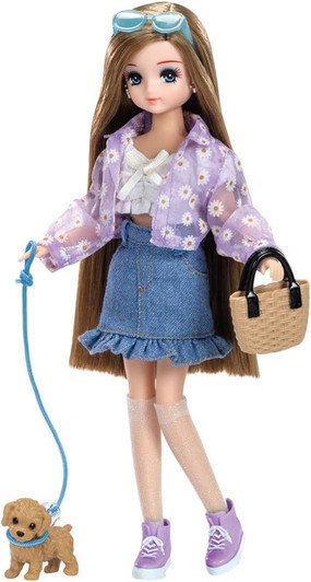  Takara Tomy Licca Doll Tsubasa's Dress Set Going for a Walk with the Dog 