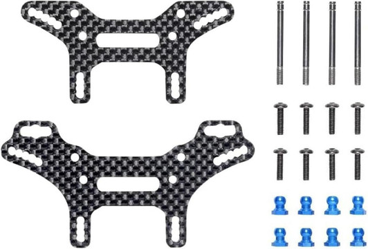 Tamiya 22076 (OP2076) XV-02 Short Carbon Damper Stay Set 