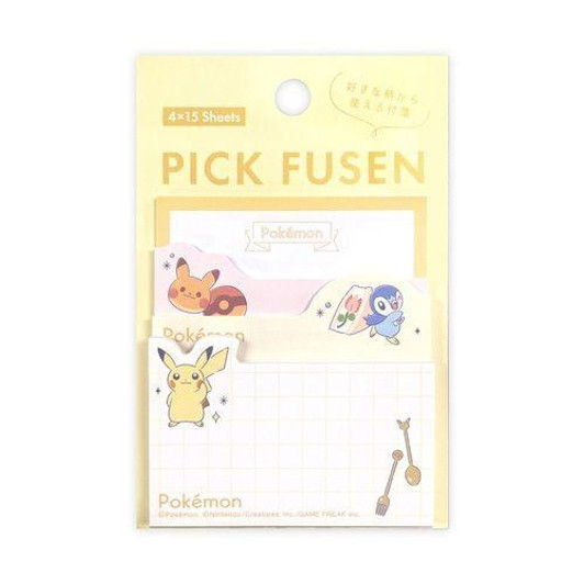  Pokemon Center Original Sticky Note Set - Yellow 
