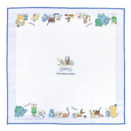  Pokemon Center Original  Lunch Cloth Psyduck (Nakayoshi Sweets) 