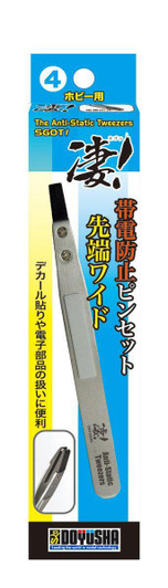  Doyusha SGOT! The Anti-Static Tweezers (Wide Tip) 