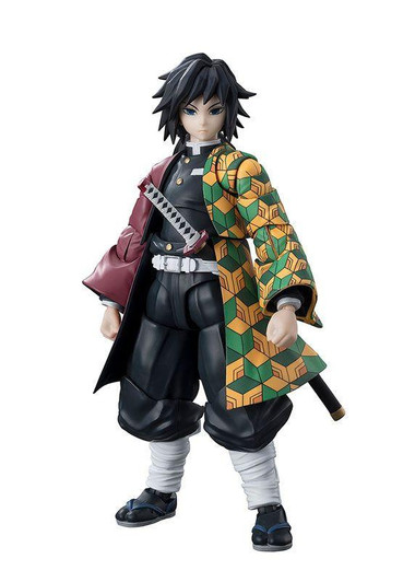  Bandai S.H.Figuarts Giyu Tomioka Figure (Demon Slayer: Kimetsu no Yaiba) 