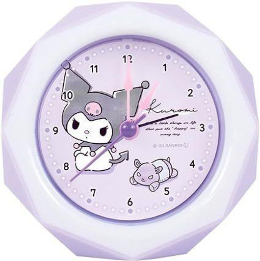  T's Factory Sanrio Diamond Cut Alarm Clock Kuromi 