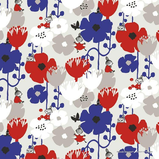  Yanoman 36-11 Jigsaw Puzzle Kukkia (Flower) (Moomins) (Square Puzzle) (306 Pieces) 