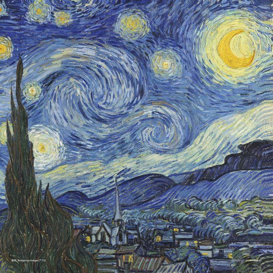  Yanoman 36-13 Jigsaw Puzzle The Starry Night (Square Puzzle) (306 Pieces) 