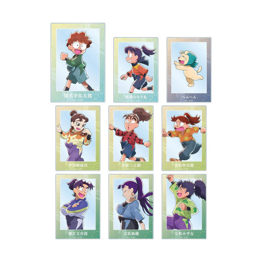  arma bianca Nintama Rantaro Acrylic Card Collection Ver. A 9pcs Box 