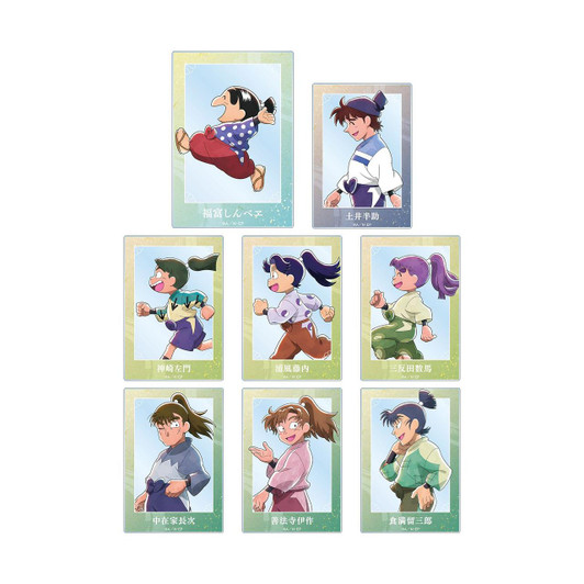  arma bianca Nintama Rantaro Acrylic Card Collection Ver. B 8pcs Box 