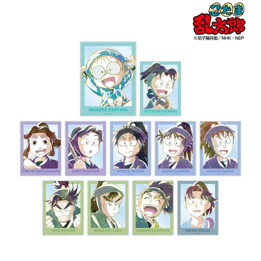  arma bianca Nintama Rantaro Ani-Art Acrylic Card Collection ver.A 11pcs Box 