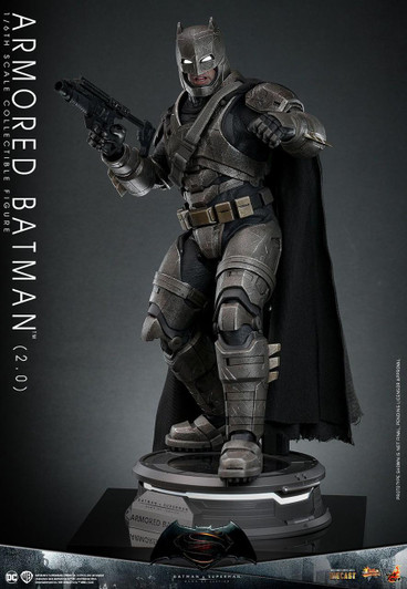  Hot Toys Movie Masterpiece DIECAST - Armored Batman (2.0 Edition) 1/6 Figure (Batman v Superman: Dawn of Justice) 