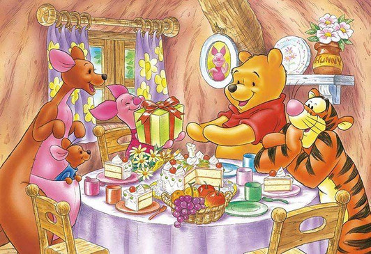  Tenyo DK70-029 Jigsaw Puzzle Disney Winnie The Pooh - Congratulations Piglet (70 Pieces) Child Puzzle 