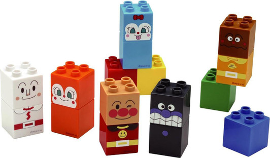  Bandai BlockLabo Anpanman Anpanman and Friends Block Set 