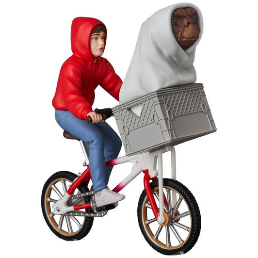  Medicom UDF No.801 E.T. & Elliot w/Bicycle Figure (E.T. the Extra-Terrestrial) 