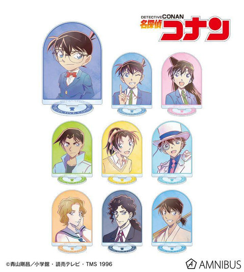  arma bianca Case Closed Detective Conan Trading Ani-Art The 8th Edition Acrylic Stand 9pcs Complete Box 