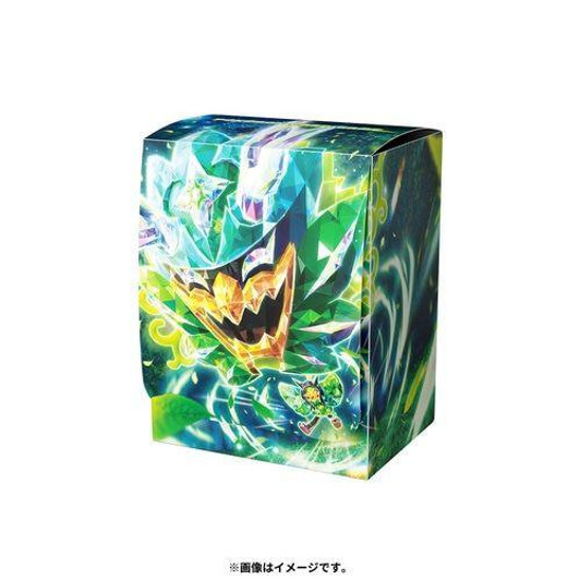 Pokemon Center Original Pokemon Card Game TCG Deck Case Terastallized Ogerpon Green Face 