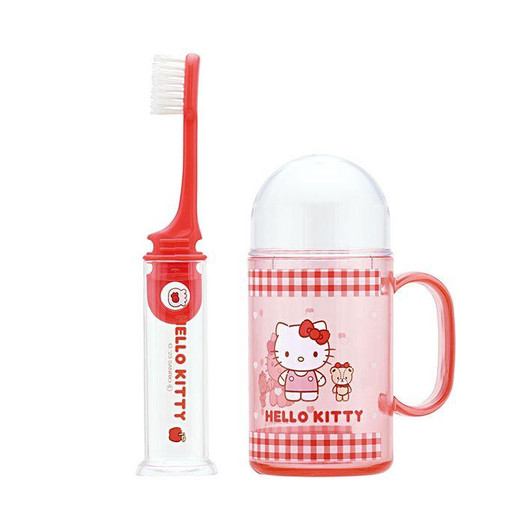  Skater Sanrio Toothbrush Set Hello Kitty and Friends 