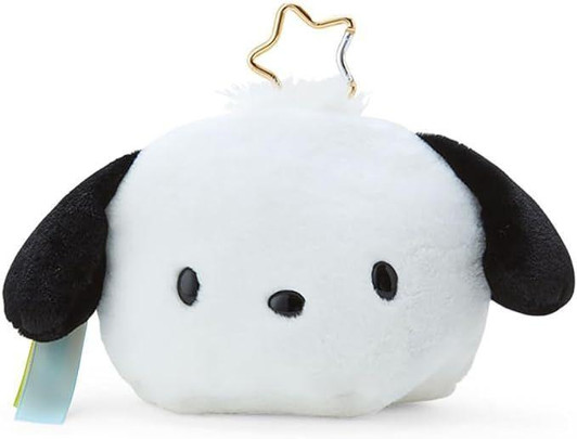  Sanrio Face-shaped Pouch with Window Pochacco 