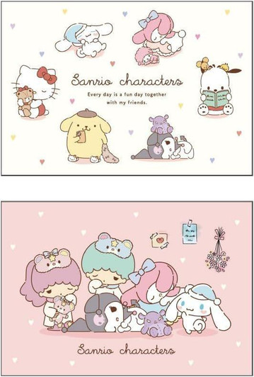  T's Factory Sanrio Ice Pack Cover  Cover Fluffy Romance (2 Covers) 
