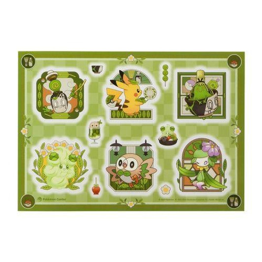 Pokemon Center Original Sticker Set Cafe Scene (Chadesu!)