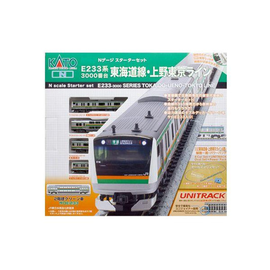 Kato 10-019 Series E233-3000 Tokaido Line/Ueno Tokyo Line Starter Set (4 Cars Set & Master1 [M1]) (N scale)