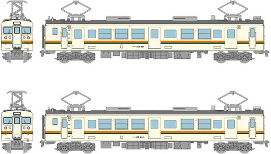  Tomytec JR Series 123-600 2 Cars Set (N scale) 