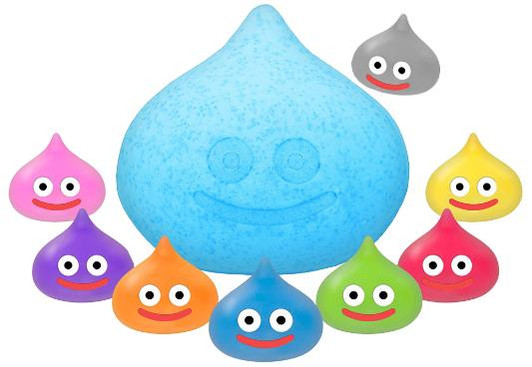  Square Enix Dragon Quest Walk: Bath Ball Figure Collection - Suramichi & Colorful Slimes (Box of 12) 