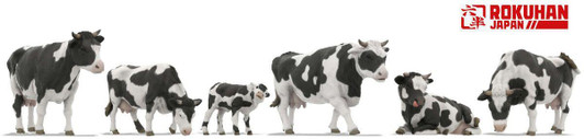 Rokuhan S207 1/220 Animal 'Dairy Cow' (Z scale)