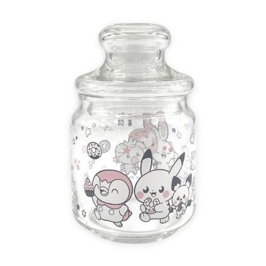 Pokemon Center Original PokePeace Glass Canister (Sweet Shop)