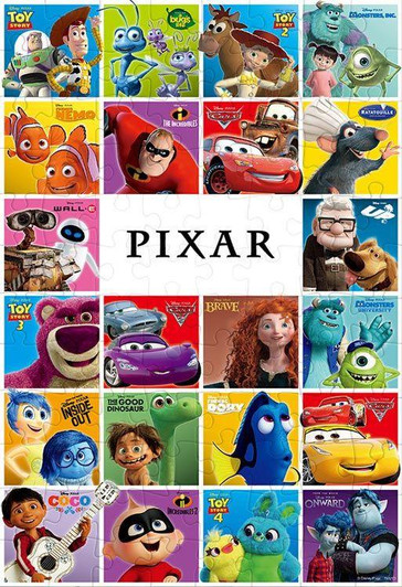 Tenyo Jigsaw Puzzle Pixar Posters (96 Pieces) 