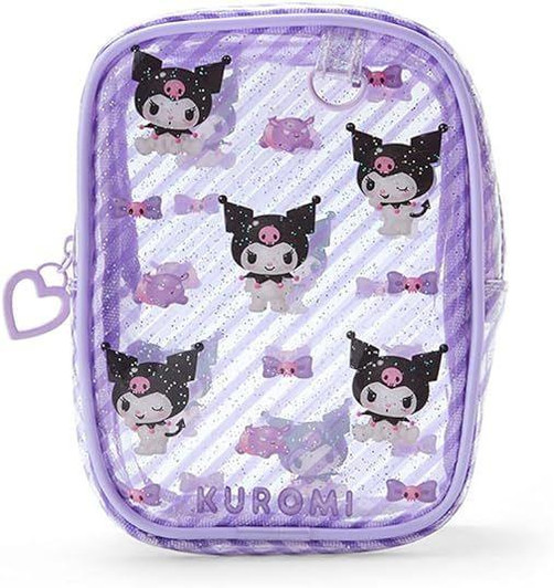  Sanrio Clear Pouch Kuromi (Clear and Puffy 3D) 